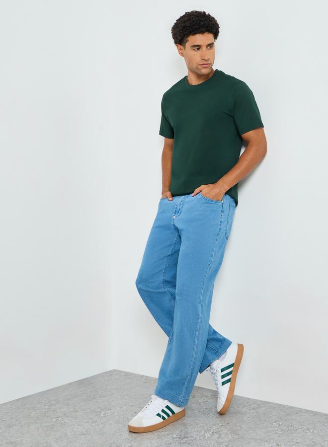 ستايلي جينز بقصة كاربنتر للرجال - Image 5